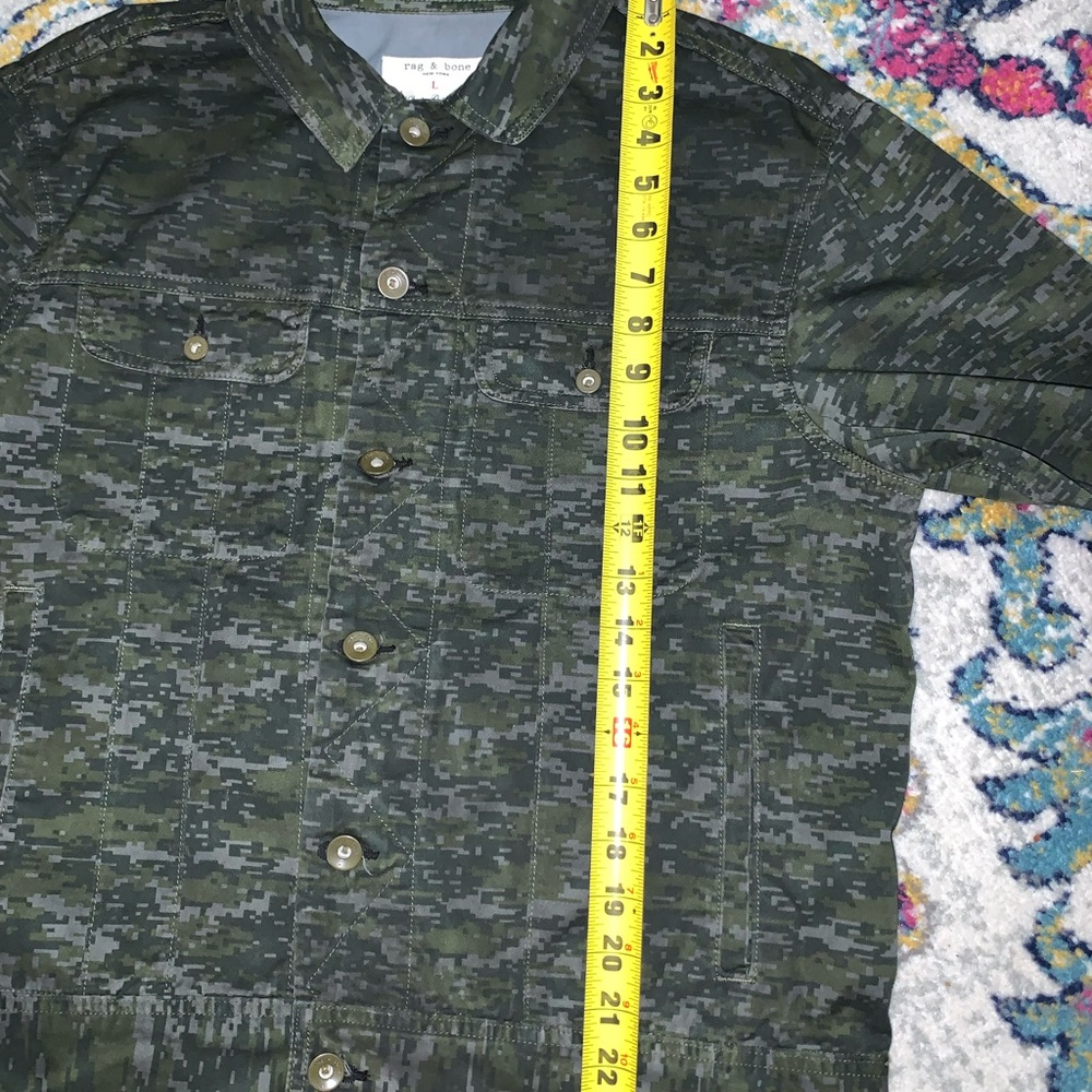 Rag & Bone Green Camouflage Jacket - Picture 6 of 7